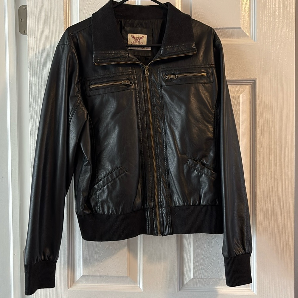 Faux Leather Jacket